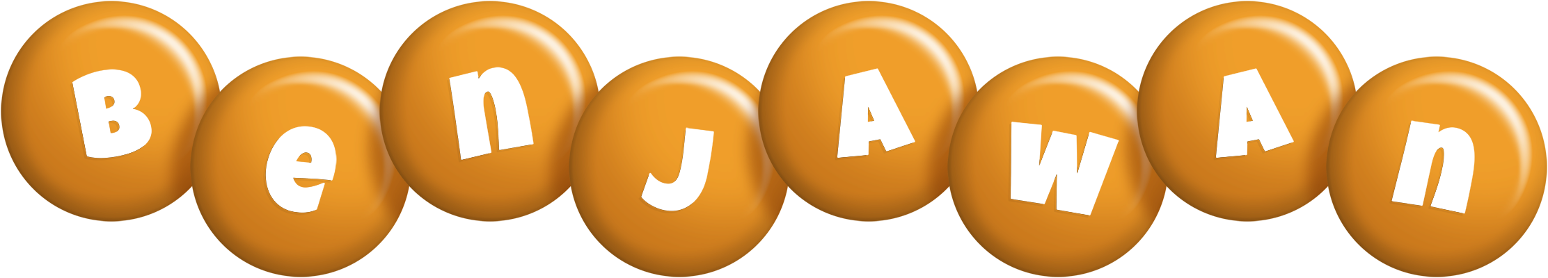 Benjawan candy-orange logo