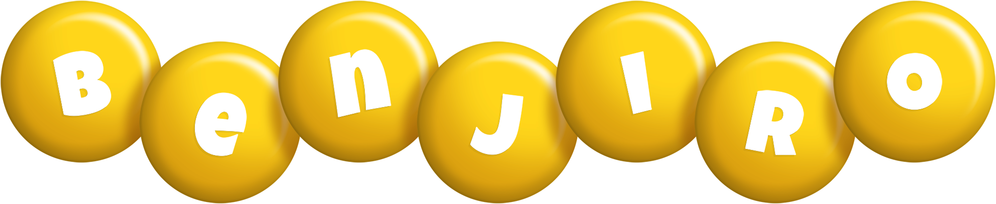 Benjiro candy-yellow logo