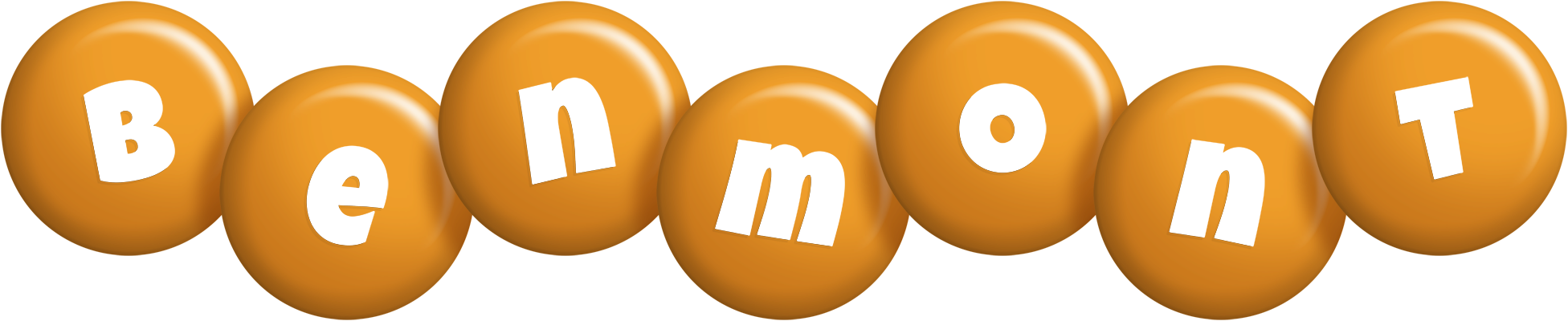 Benmont candy-orange logo