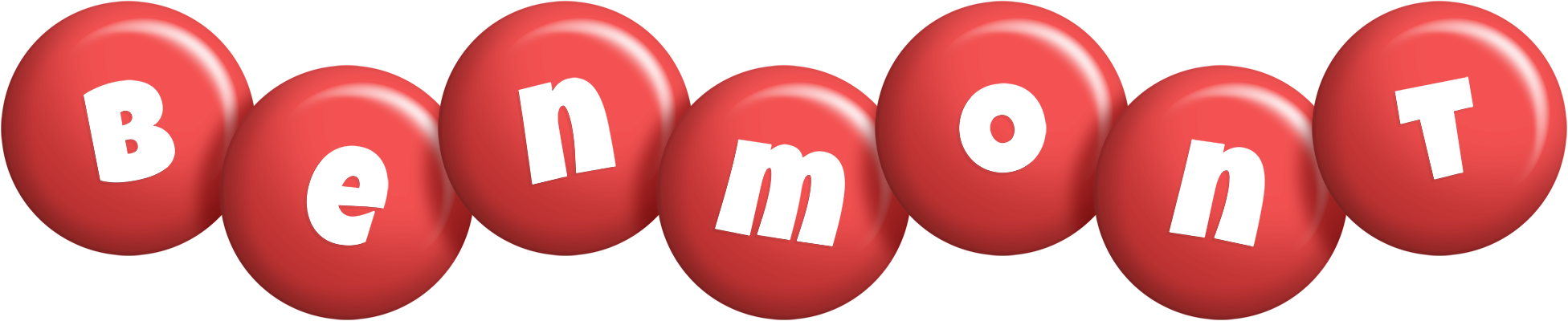 Benmont candy-red logo