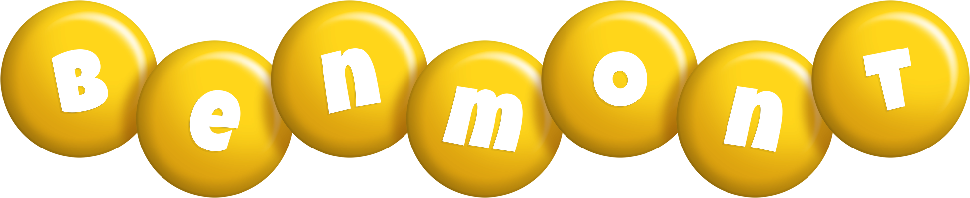 Benmont candy-yellow logo