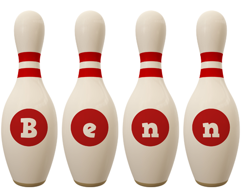 Benn bowling-pin logo