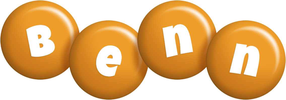 Benn candy-orange logo