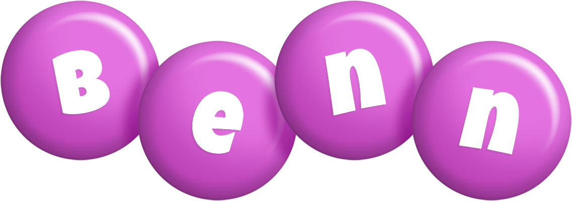 Benn candy-purple logo