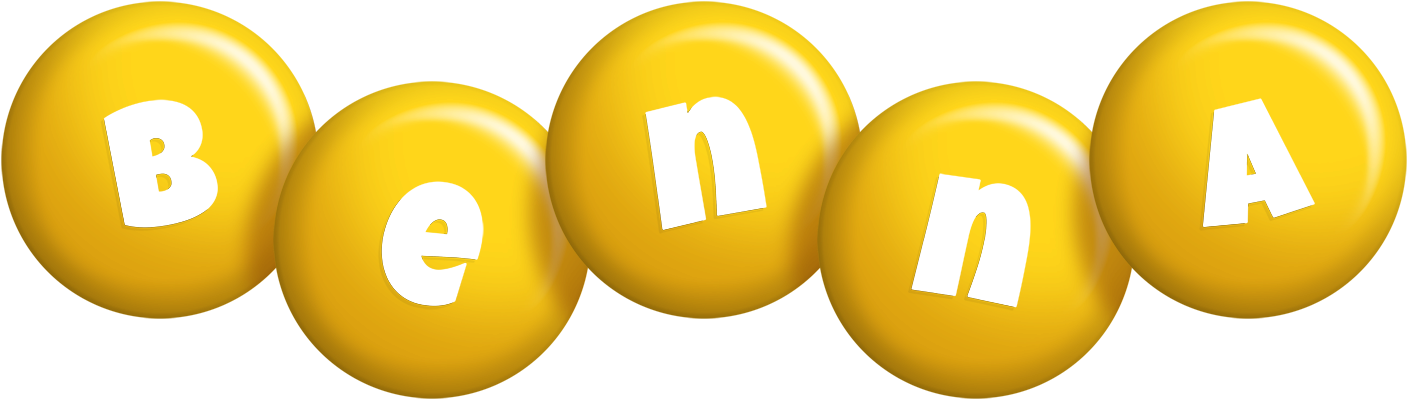 Benna candy-yellow logo