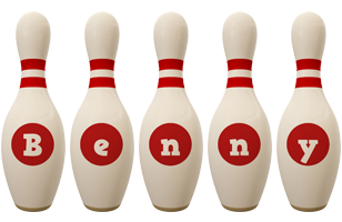 Benny bowling-pin logo