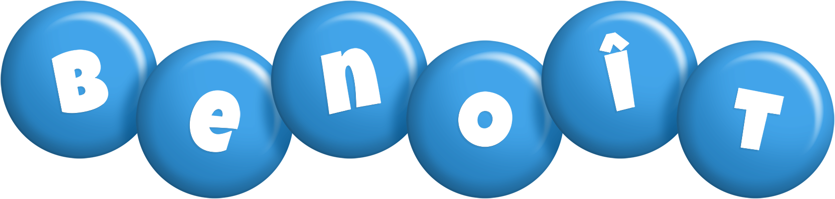 Benoît candy-blue logo
