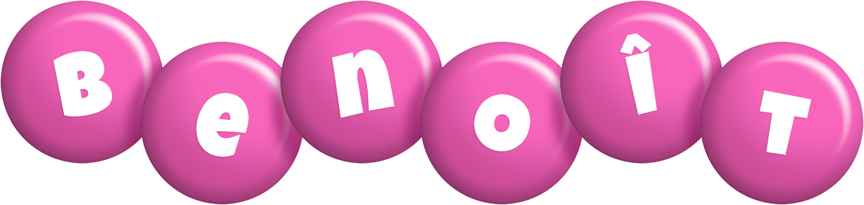 Benoît candy-pink logo