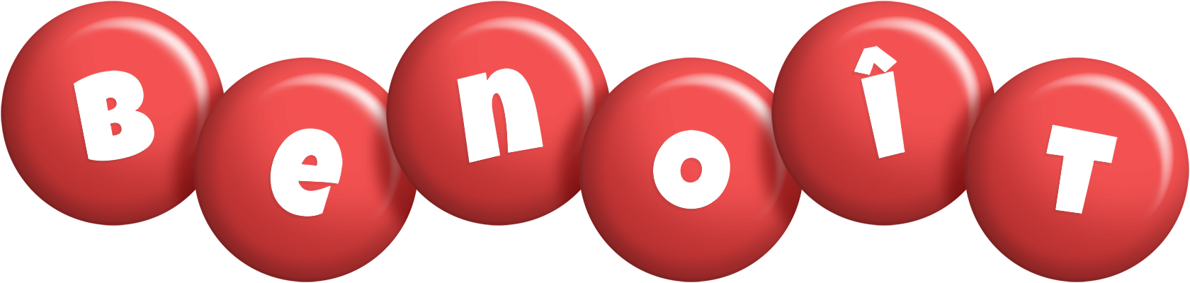 Benoît candy-red logo