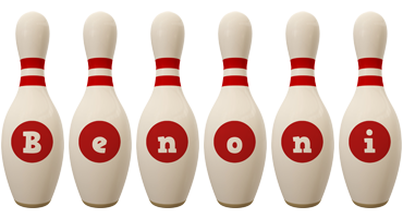 Benoni bowling-pin logo