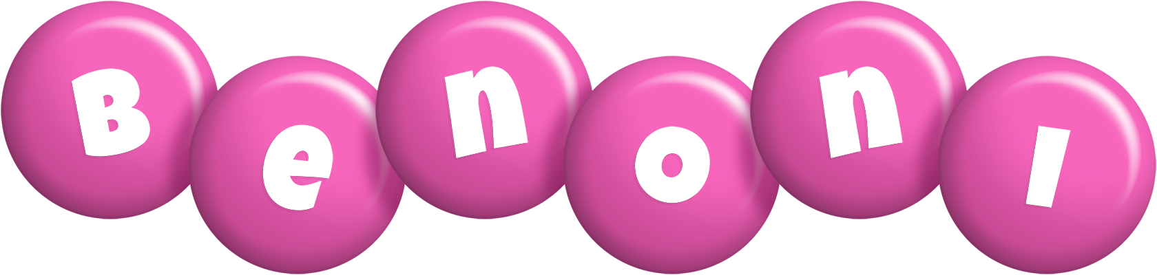Benoni candy-pink logo