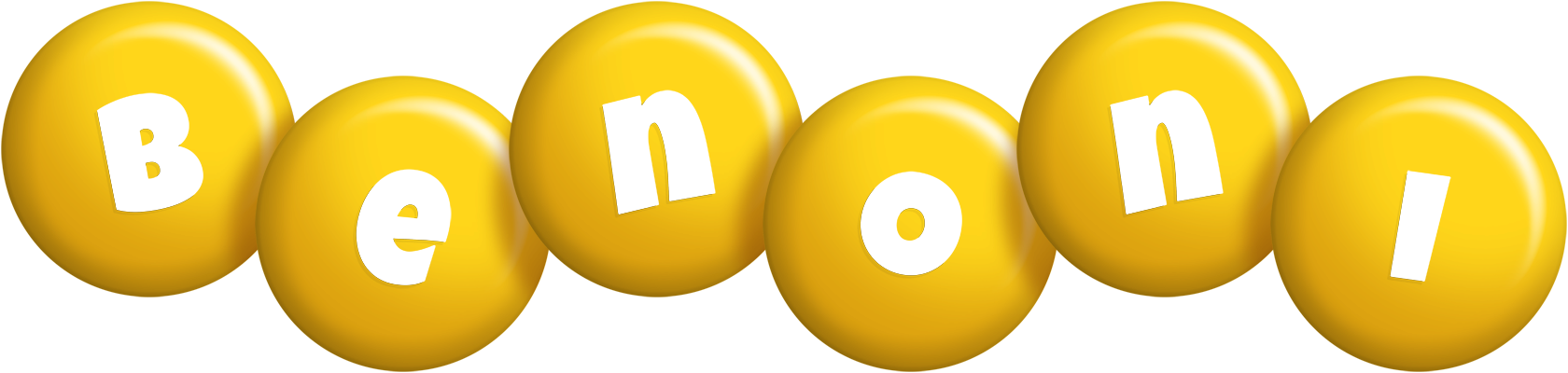 Benoni candy-yellow logo