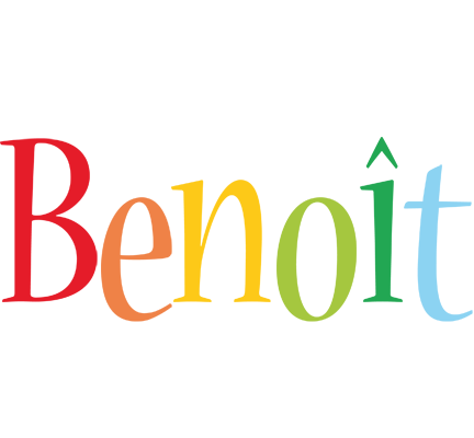Benoît birthday logo