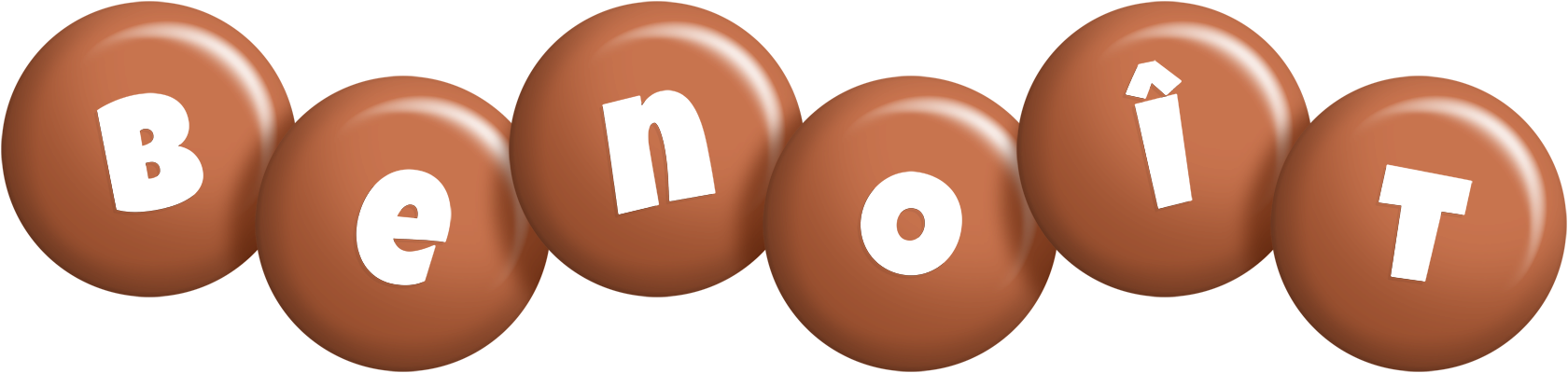Benoît candy-brown logo