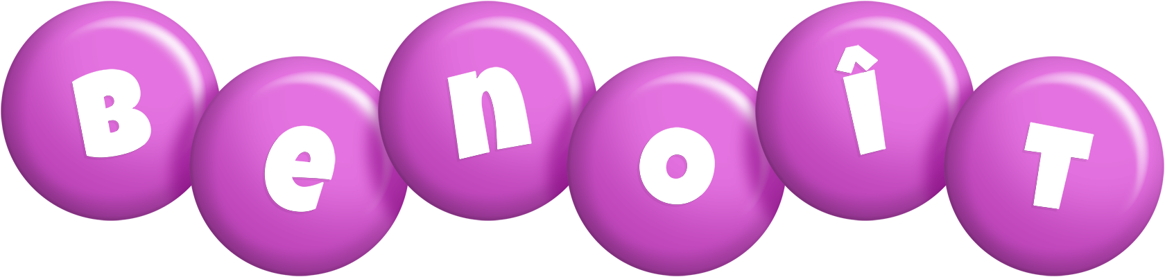 Benoît candy-purple logo