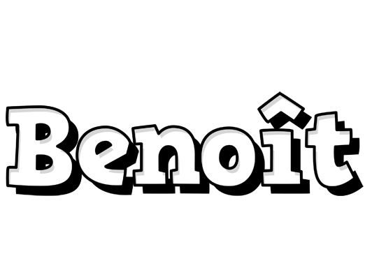 Benoît snowing logo