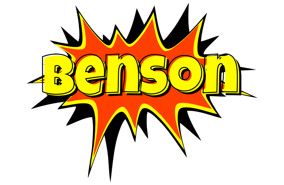 Benson bazinga logo