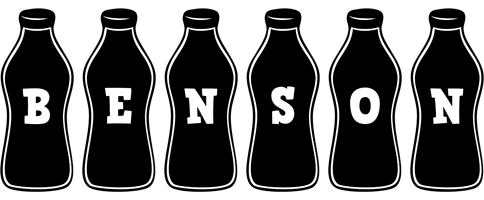 Benson bottle logo