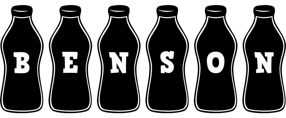 Benson bottle logo