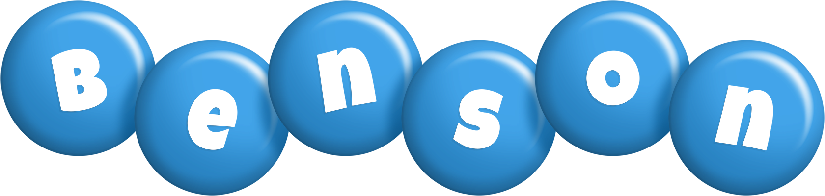 Benson candy-blue logo
