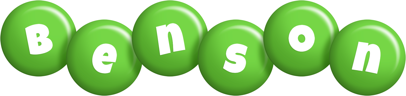 Benson candy-green logo