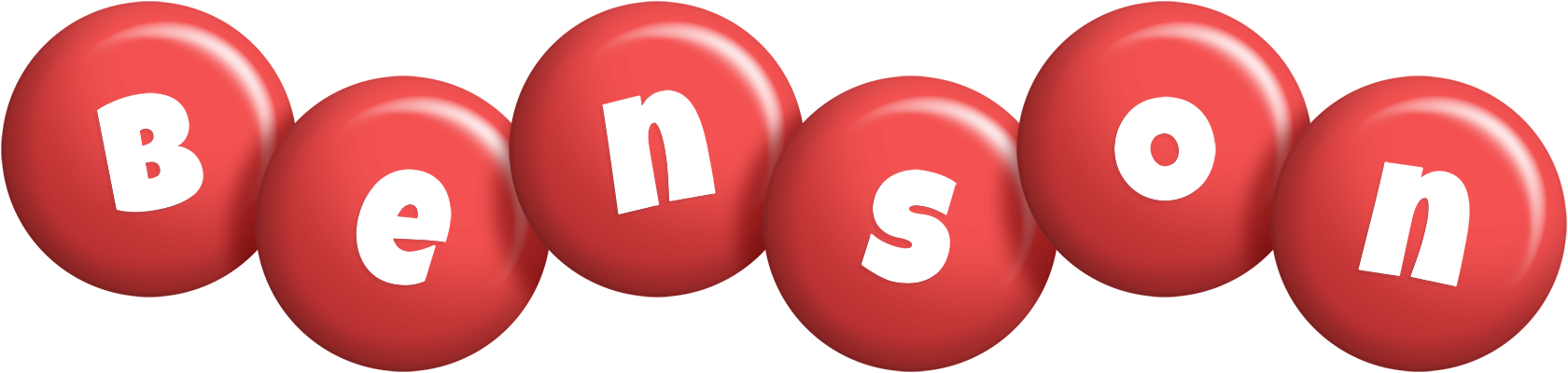 Benson candy-red logo