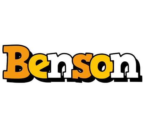 Benson cartoon logo