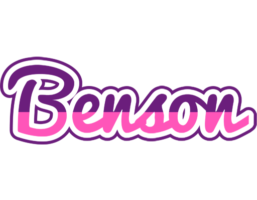 Benson cheerful logo