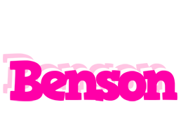 Benson dancing logo