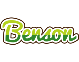 Benson golfing logo