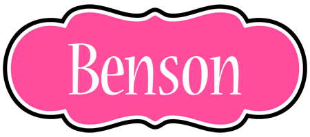 Benson invitation logo