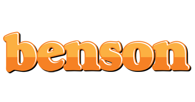 Benson orange logo