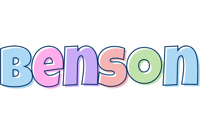 Benson pastel logo