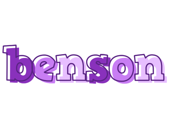 Benson sensual logo