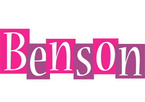 Benson whine logo