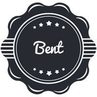 Bent badge logo