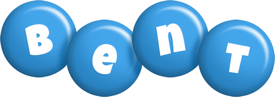 Bent candy-blue logo