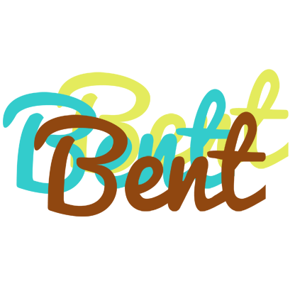 Bent cupcake logo