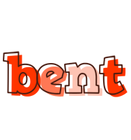 Bent paint logo