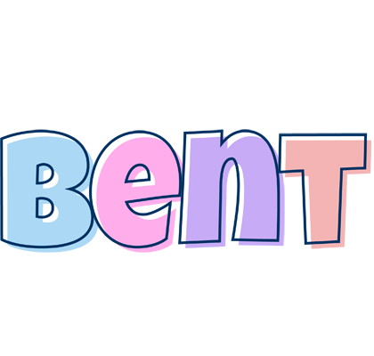 Bent pastel logo