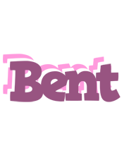 Bent relaxing logo