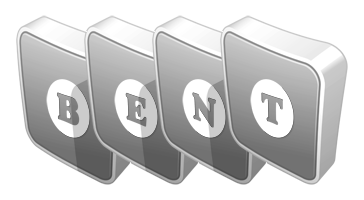 Bent silver logo