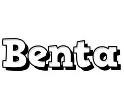 Benta snowing logo