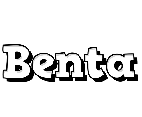 Benta snowing logo