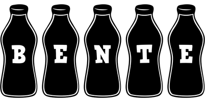 Bente bottle logo