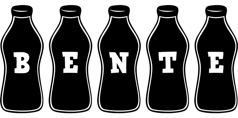 Bente bottle logo