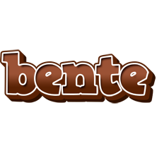 Bente brownie logo