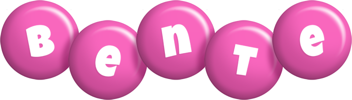 Bente candy-pink logo