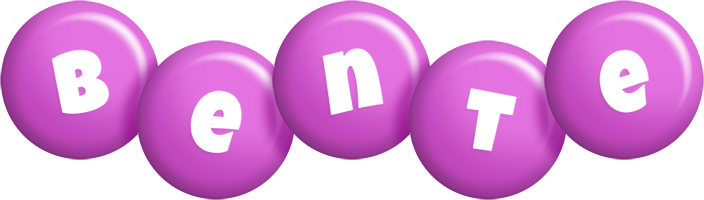 Bente candy-purple logo