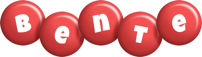 Bente candy-red logo